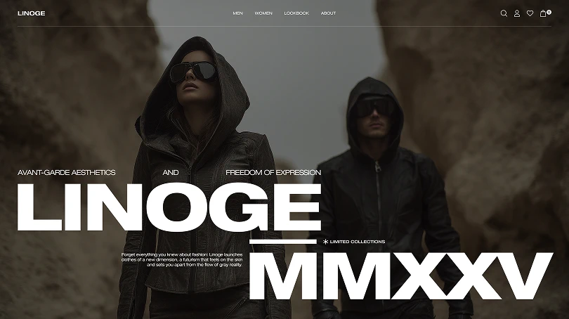 Website project: industrial company landing page